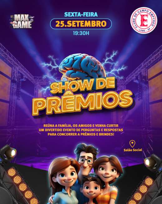 SHOW DE PRÊMIOS