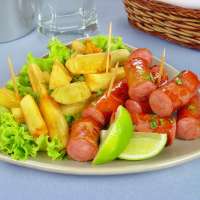 LINGUIÇA CAIPIRA C/ MANDIOCA